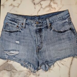 Levi's 501 Denim Blue Women's Shorts